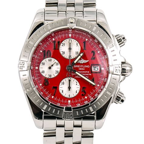 red breitling mens watches|used breitling watches men sale.